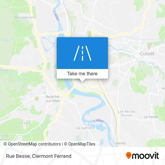 Rue Besse map