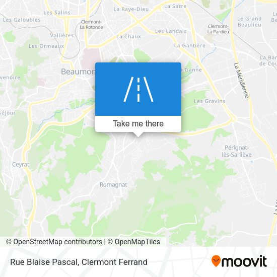 Rue Blaise Pascal map