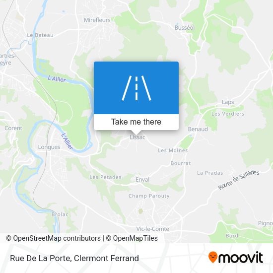 Rue De La Porte map