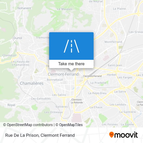 Rue De La Prison map