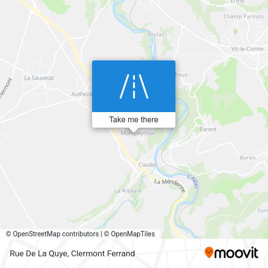 Rue De La Quye map