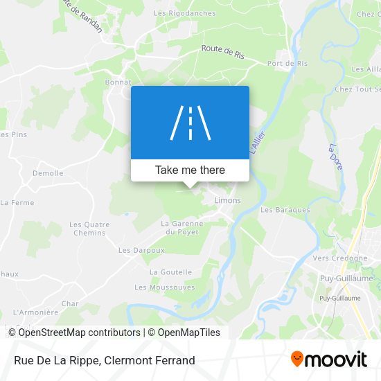 Rue De La Rippe map