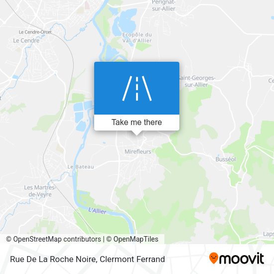 Rue De La Roche Noire map