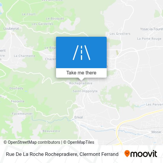 Rue De La Roche Rochepradiere map