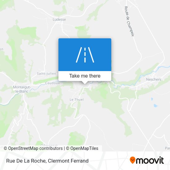 Rue De La Roche map