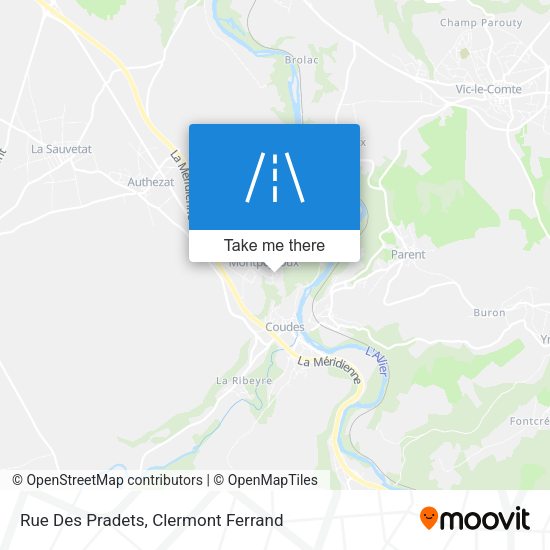 Rue Des Pradets map