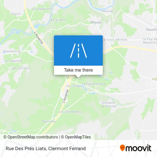 Rue Des Prés Liats map
