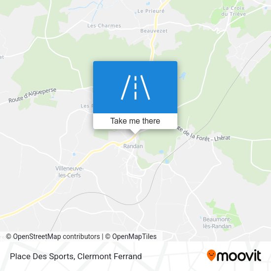 Place Des Sports map