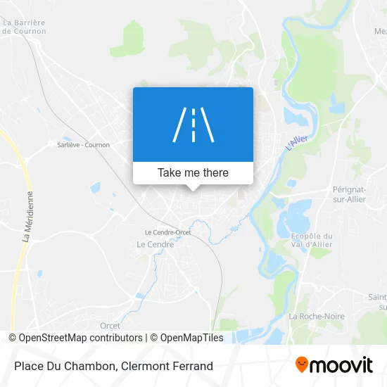 Place Du Chambon map