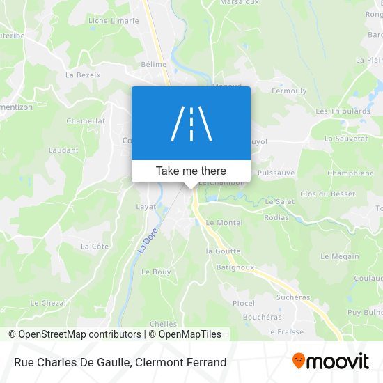 Rue Charles De Gaulle map