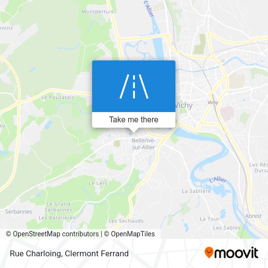 Rue Charloing map