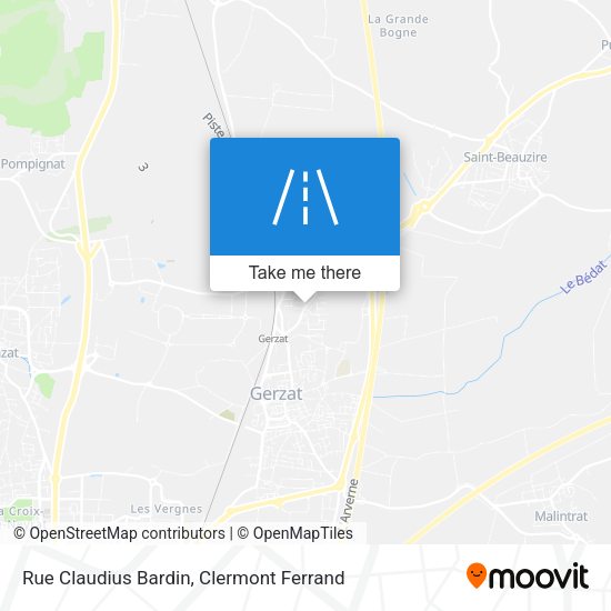 Rue Claudius Bardin map