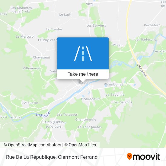 Rue De La République map