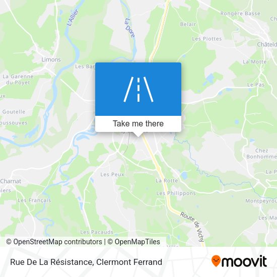 Rue De La Résistance map