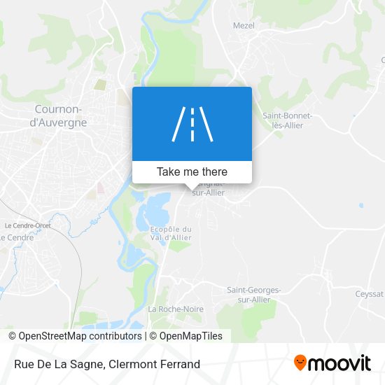 Rue De La Sagne map