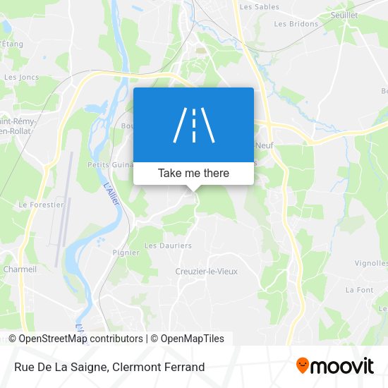 Rue De La Saigne map