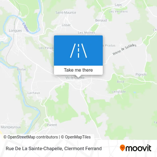 Rue De La Sainte-Chapelle map