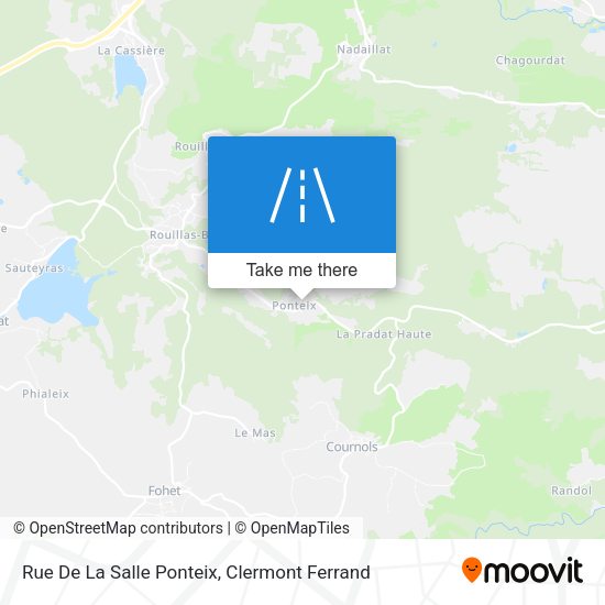 Rue De La Salle Ponteix map