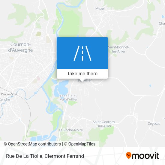 Rue De La Tiolle map