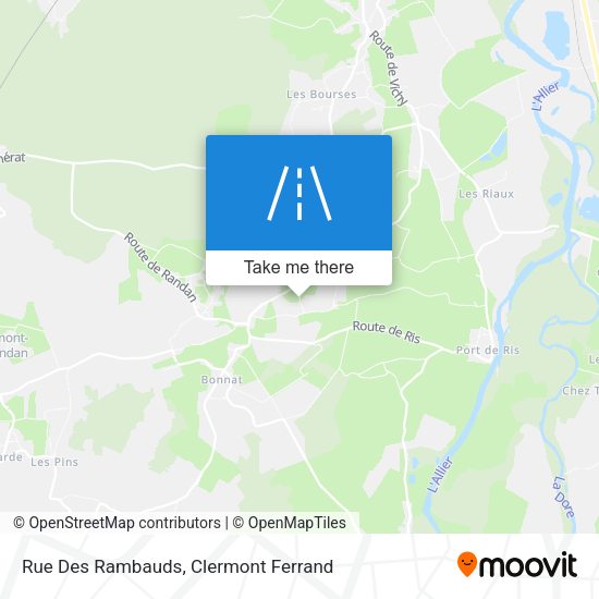 Rue Des Rambauds map