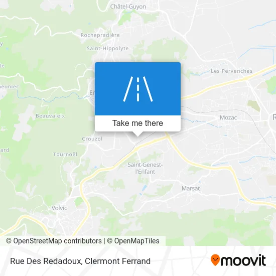 Rue Des Redadoux map