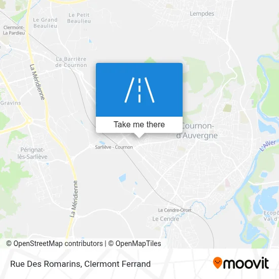 Rue Des Romarins map