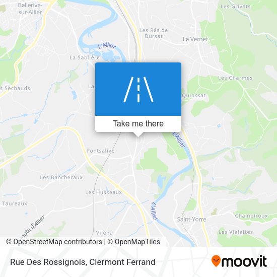 Rue Des Rossignols map