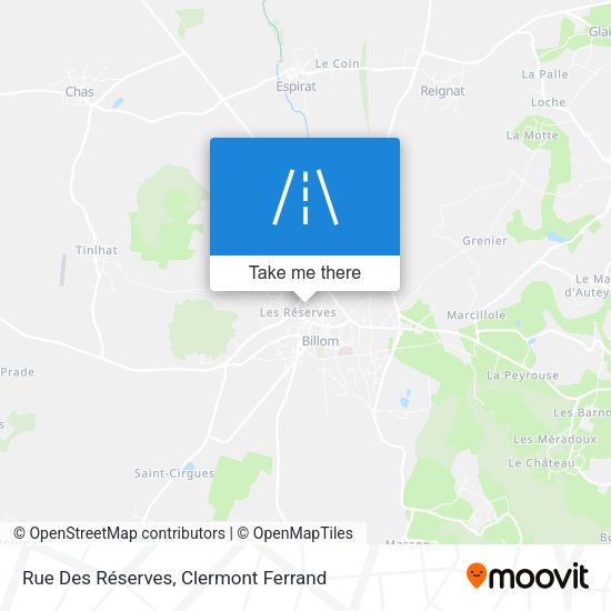 Rue Des Réserves map