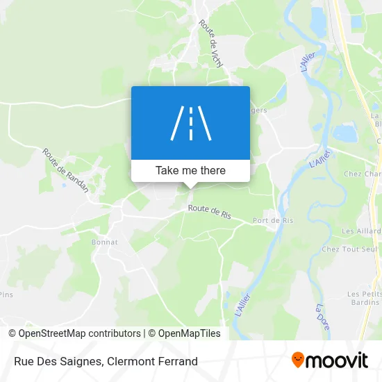 Rue Des Saignes map