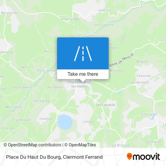 Place Du Haut Du Bourg map