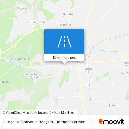 Place Du Souvenir Français map