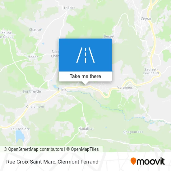 Rue Croix Saint-Marc map