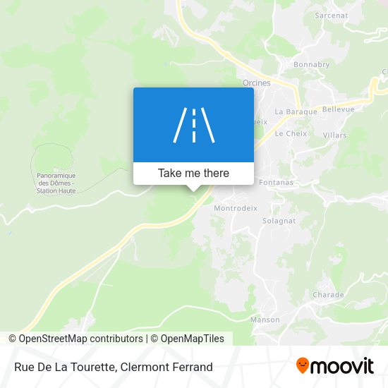 Rue De La Tourette map