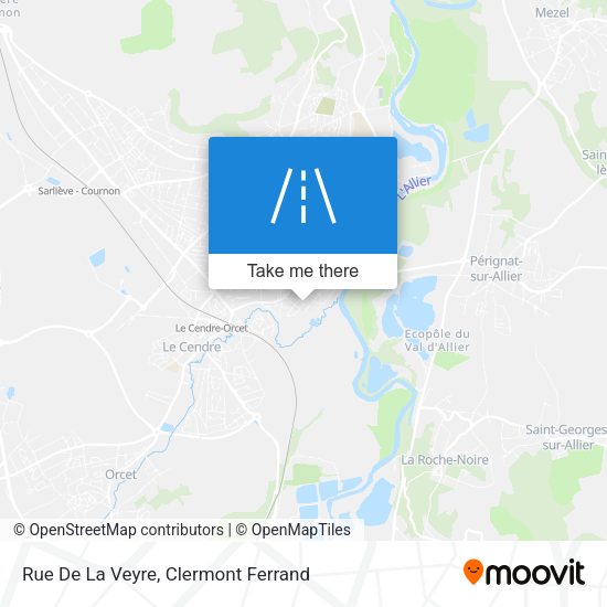 Rue De La Veyre map