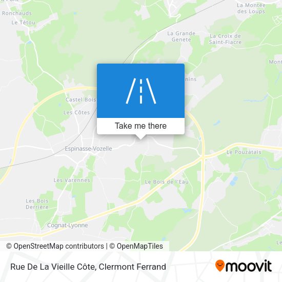 Rue De La Vieille Côte map