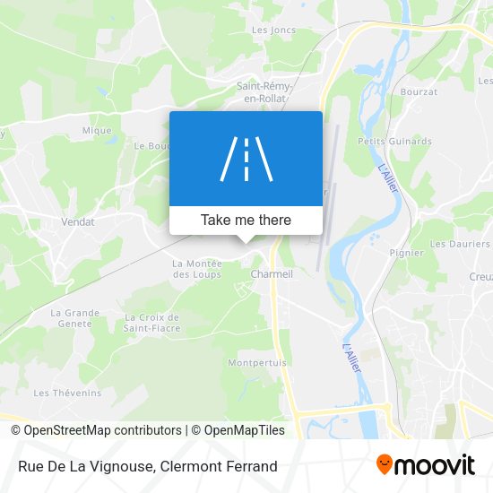 Rue De La Vignouse map