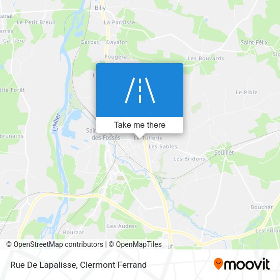Rue De Lapalisse map