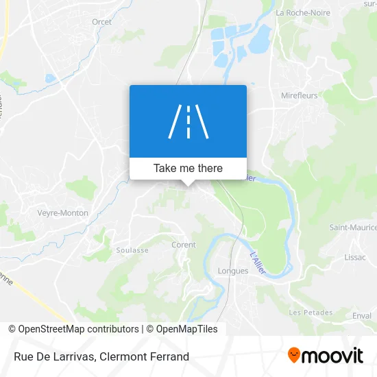 Rue De Larrivas map