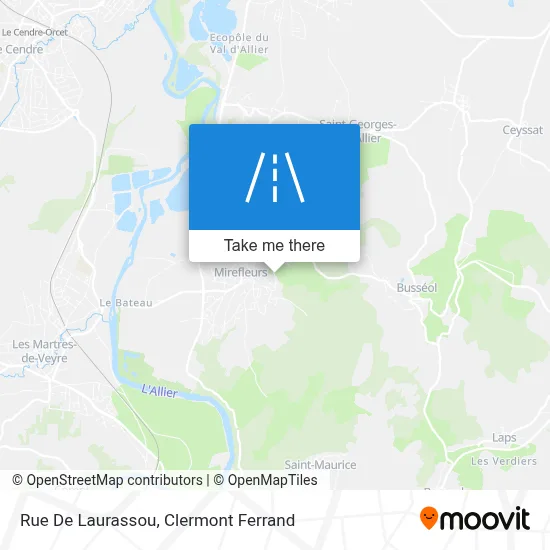 Rue De Laurassou map