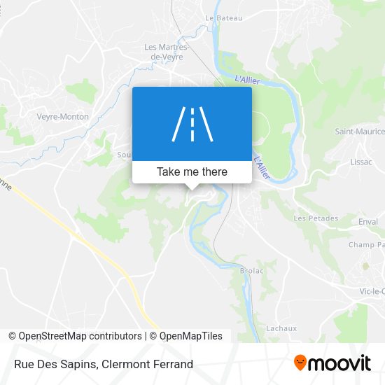 Rue Des Sapins map