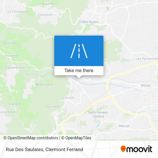 Rue Des Saulaies map
