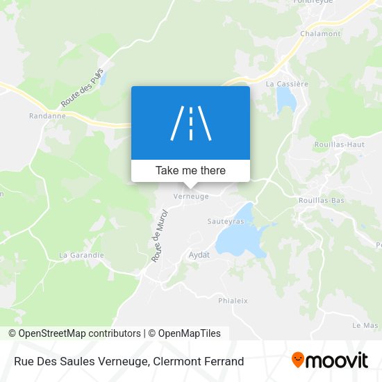 Rue Des Saules Verneuge map