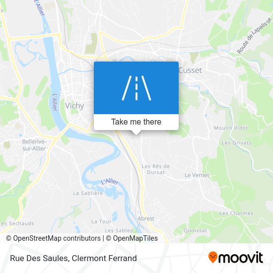 Rue Des Saules map