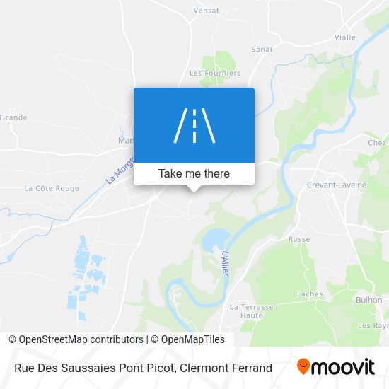 Rue Des Saussaies Pont Picot map