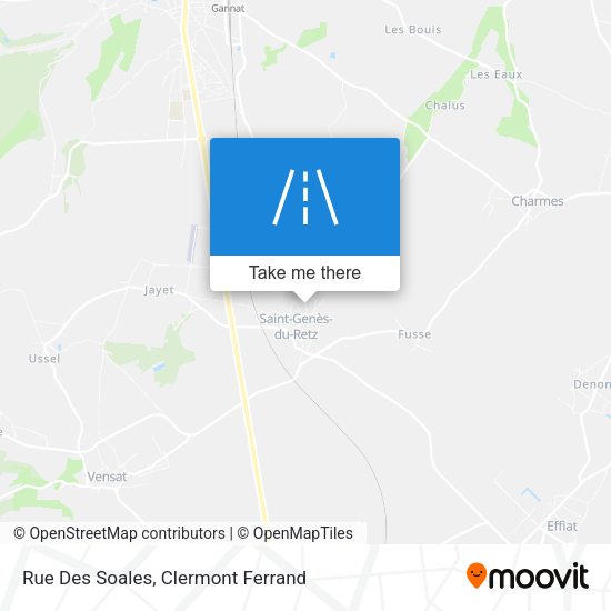 Rue Des Soales map