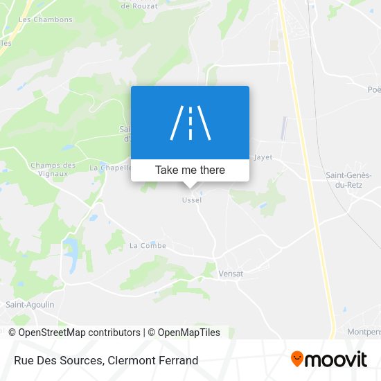 Rue Des Sources map