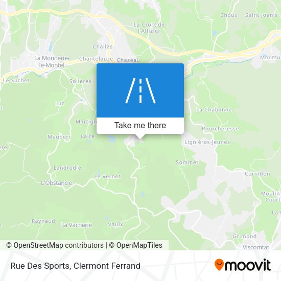 Rue Des Sports map