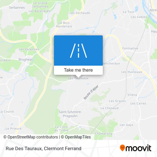Rue Des Tauraux map