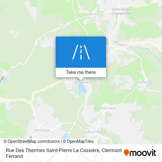 Rue Des Thermes Saint-Pierre La Cassière map
