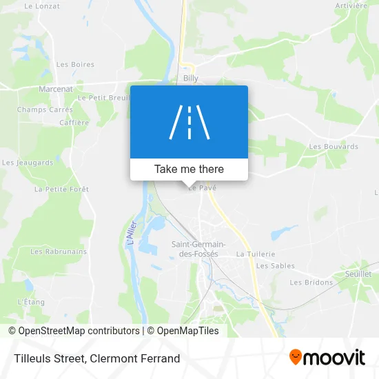 Rue Des Tilleuls map